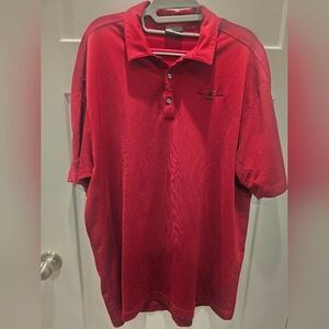 Nike Golf Dri-FIT Gulfstream G650 Polo Shirt XXL Red Embroidered Aviation Pilot